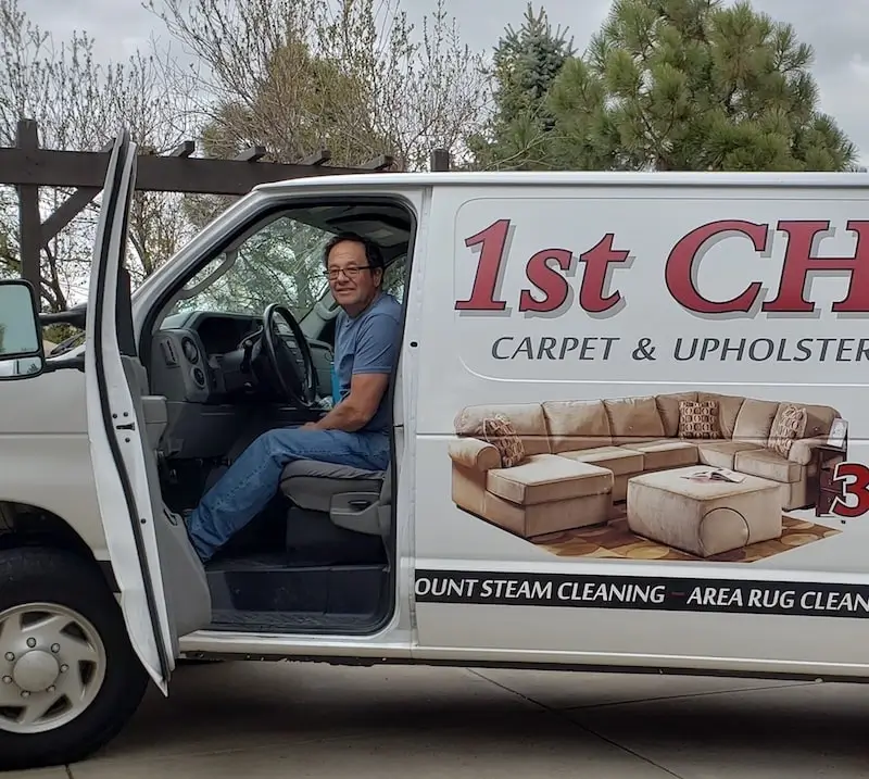 1st Choice Carpet Cleaning van